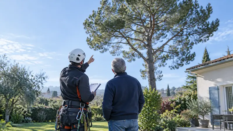 La visite de l’élagueur